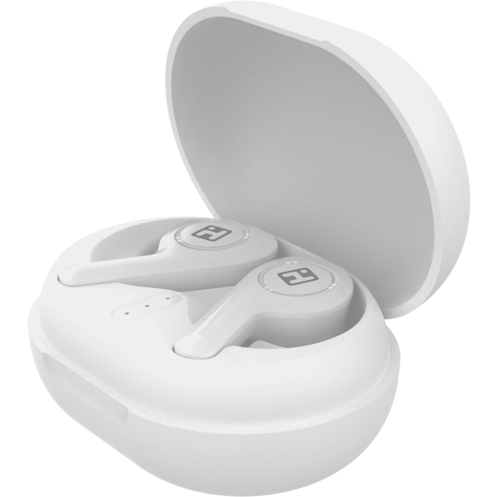 iHome XT-60 True Wireless Bluetooth In-Ear Earbuds, White