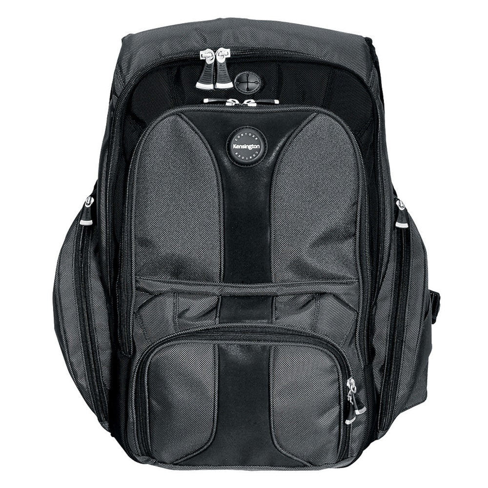 Kensington SkyRunner Contour Backpack With 16in Laptop Pocket, Black