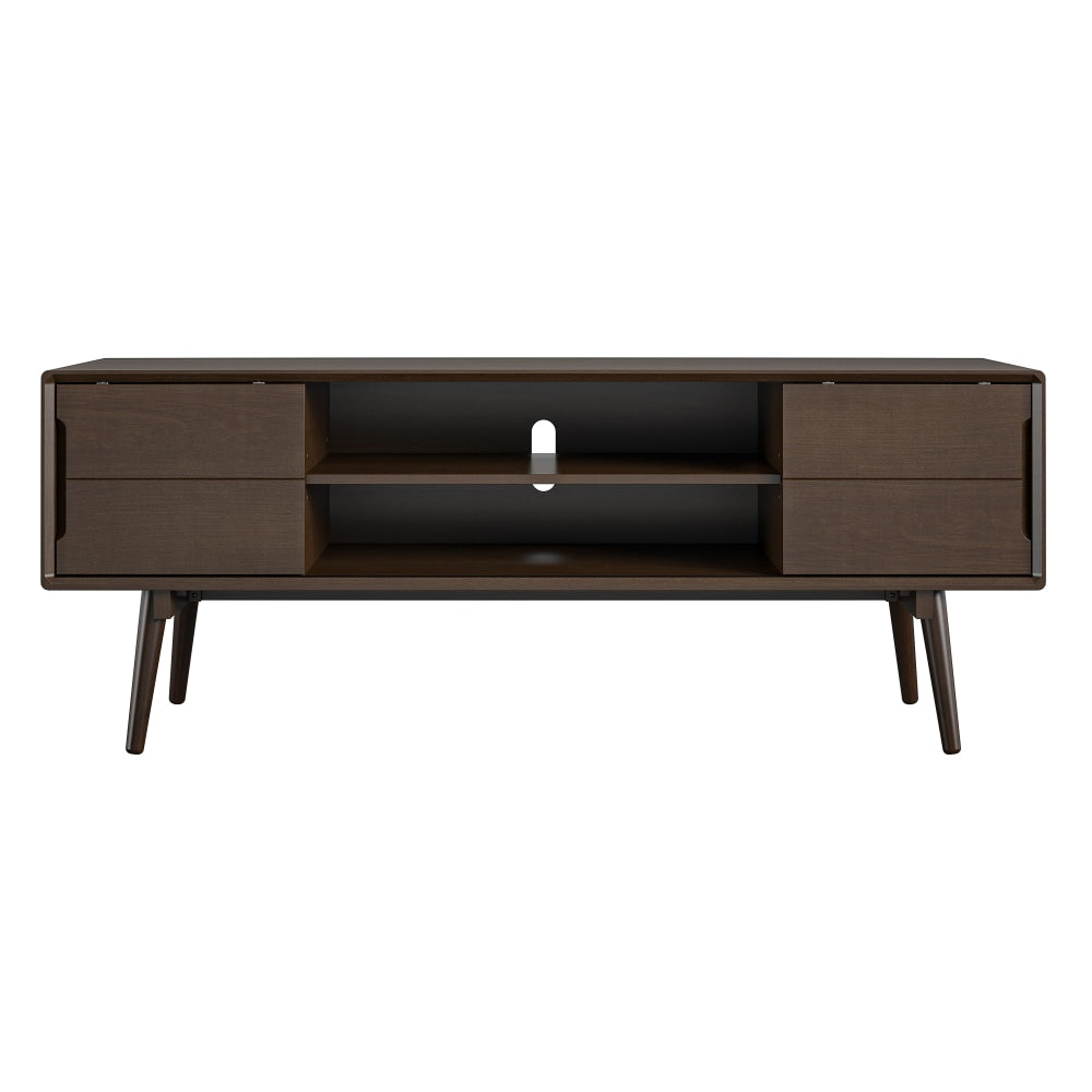 Ameriwood Home Brittany TV Stand For 55in TVs, Walnut