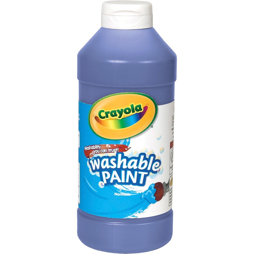 Crayola Washable Paint, Blue, 16 Oz