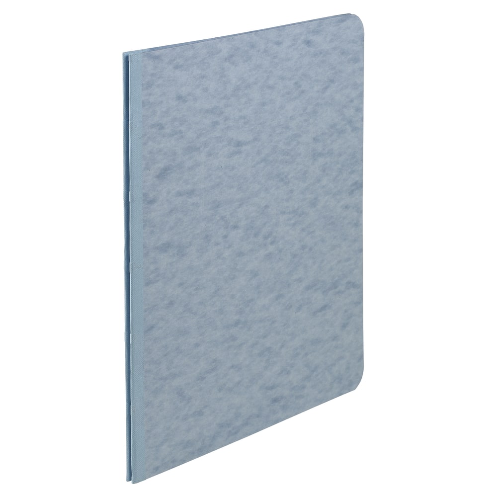 ACCO Pressboard Report Cover With Fastener, Side Bound, 8 1/2in x 11in, 60% Recycled, Light Blue