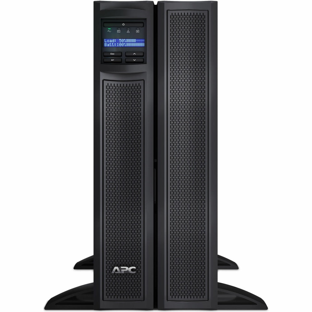 APC by Schneider Electric Smart-UPS 3000VA Tower/Rack Mountable UPS - 4U Rack-mountable - 3 Hour Recharge - 6 Minute Stand-by - 208 V, 230 V Input - 230 V AC Output - Sine Wave - Serial Port - 2 x IEC 320-C19, 2 x IEC Jumper, 8 x IEC 320-C13