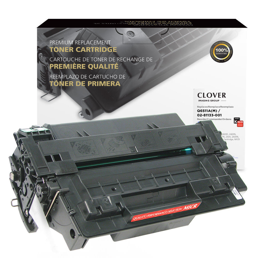 Office Depot Remanufactured Black MICR Toner Cartridge Replacement For HP 11A, OD11AM