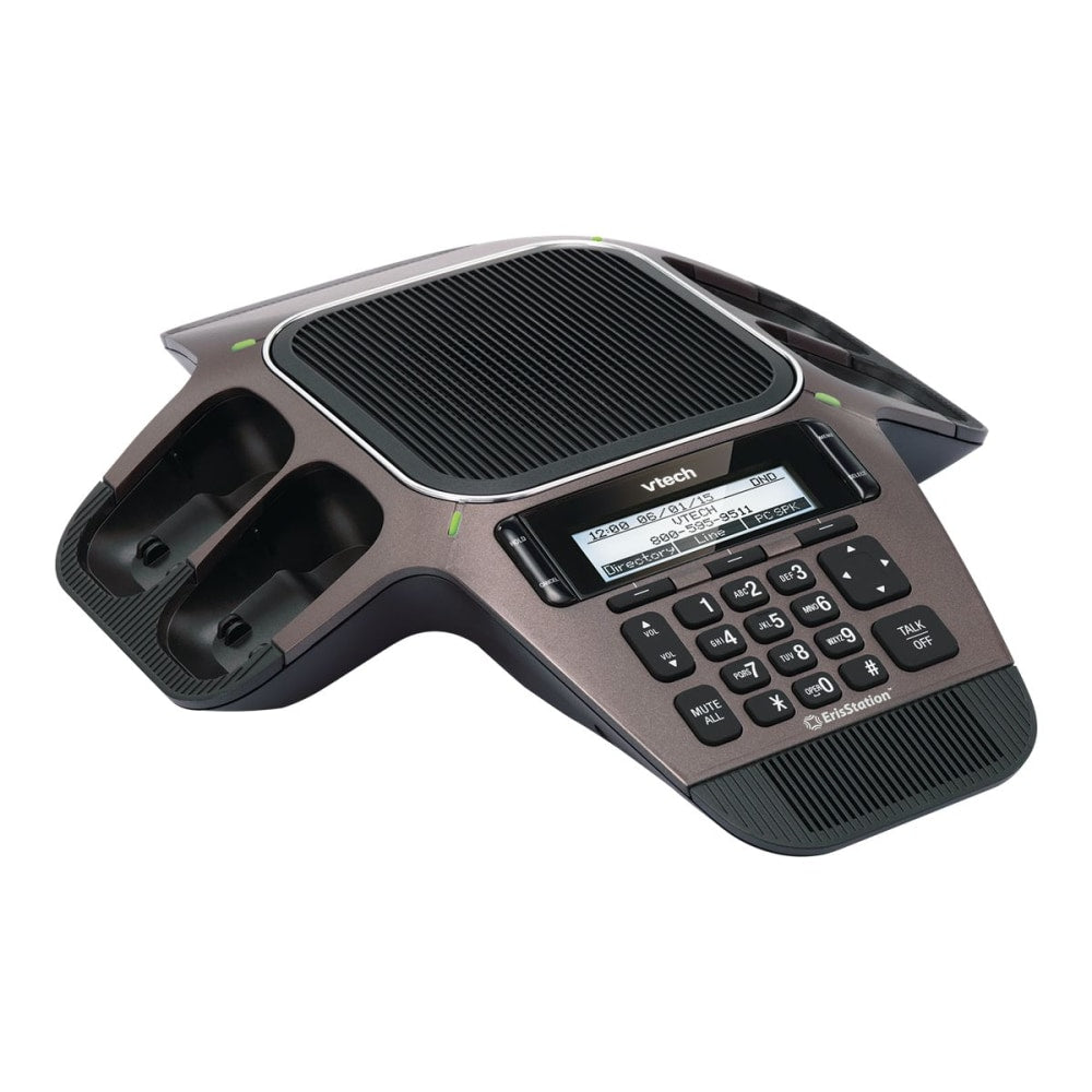 VTech ErisStation VCS754 - Conference VoIP phone with caller ID - 3-way call capability - SIP - 3 lines - gunmetal