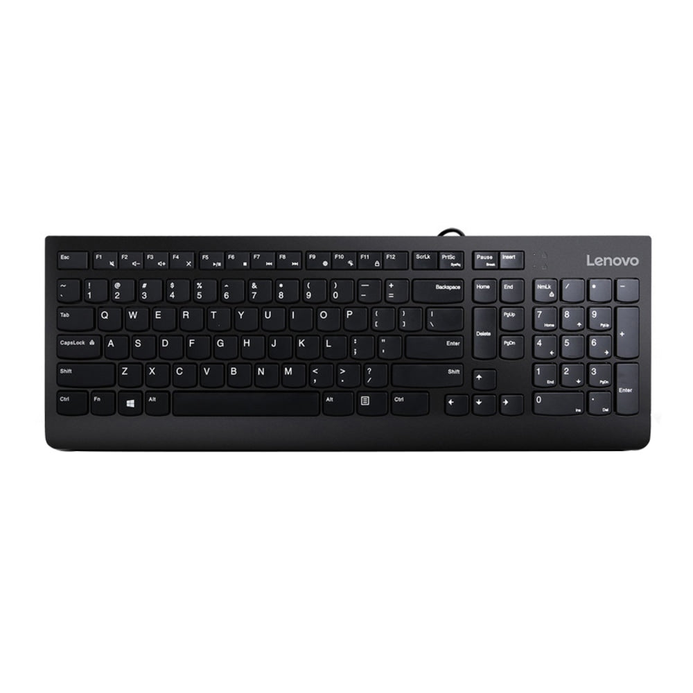 Lenovo 300 USB Keyboard, Black, GX30M39655