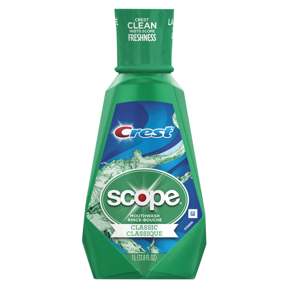 Crest And Scope Rinse, Classic Mint, 33.8 Oz