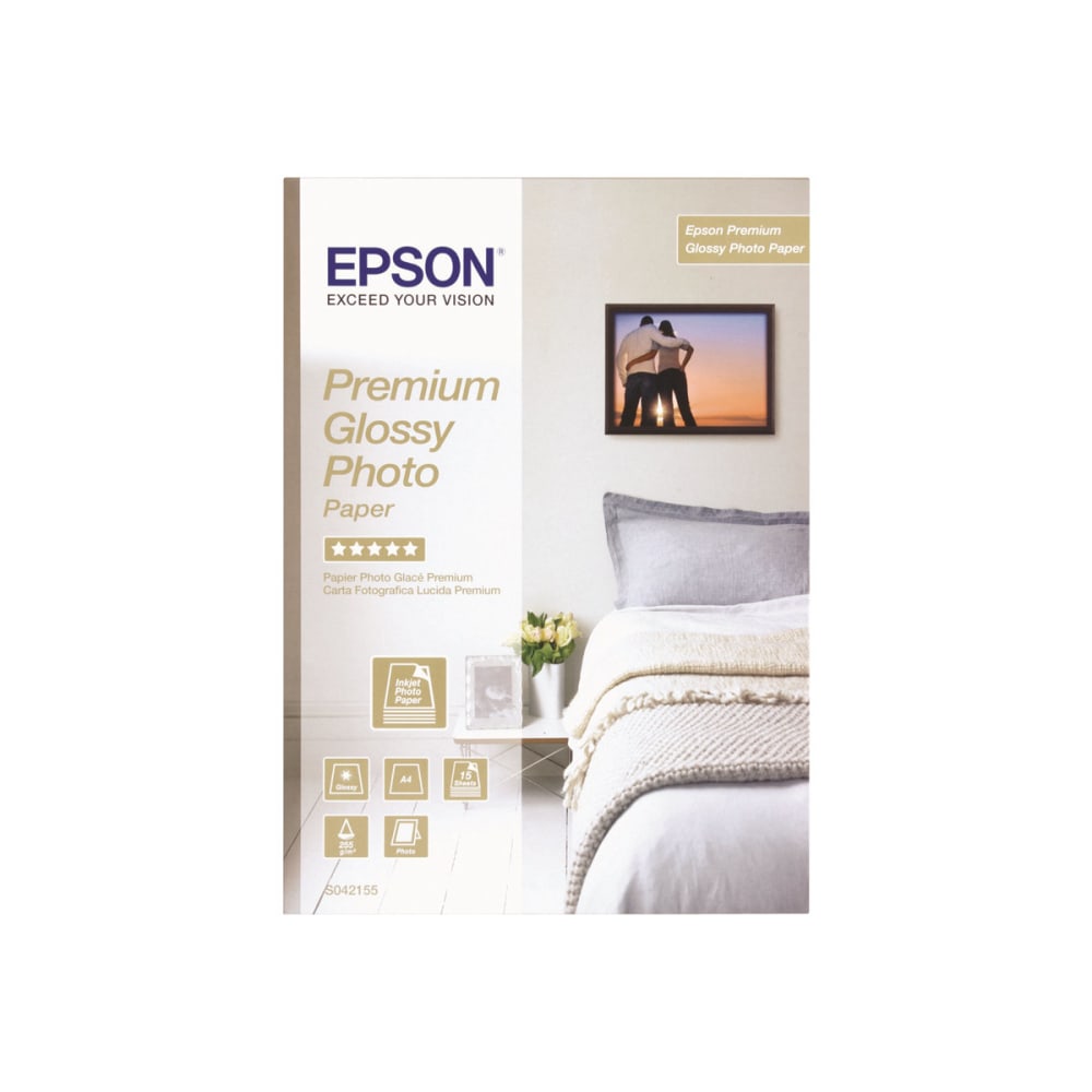 Epson Premium Photo Paper, C, 17in x 22in, Glossy, 25 Sheets