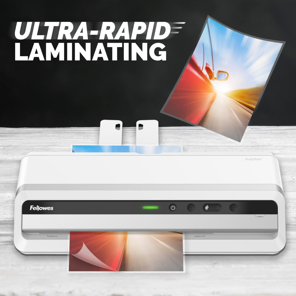 Fellowes Jupiter 125 Thermal Laminator with Combo Kit, 12.5in Wide, White