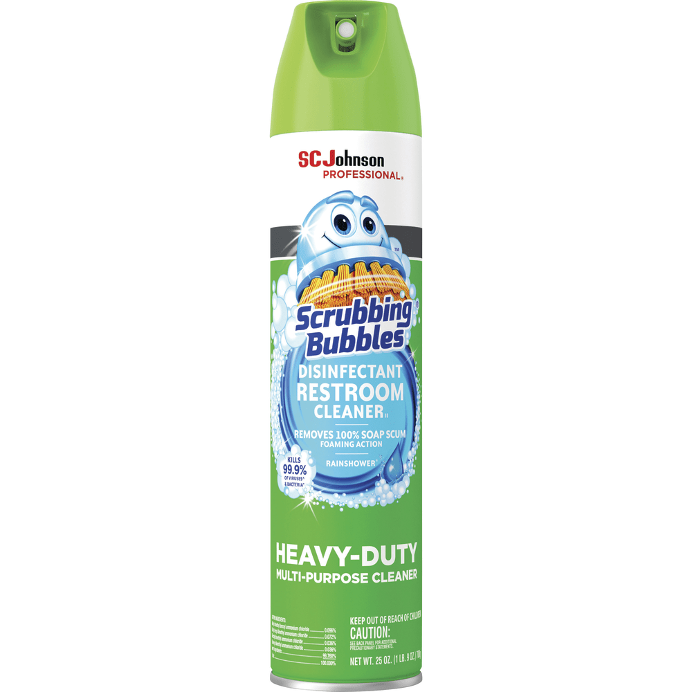 Scrubbing Bubbles Disinfectant Cleaner, 25 Oz, Carton Of 12 Cans