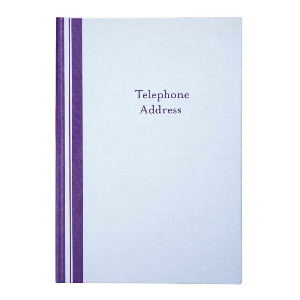 Office Depot Brand Fashion Ringbound Telephone/Address Book, 7 7/16in x 9 3/16