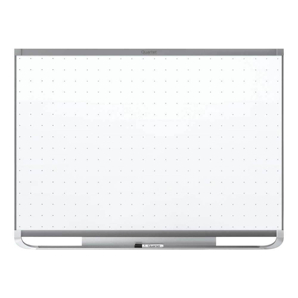 Quartet Prestige Total Erase 2 Magnetic Unframed Dry-Erase Whiteboard, 48in x 36in, Graphite Aluminum Frame