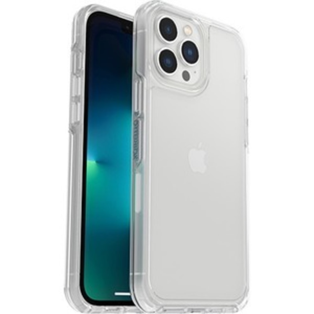 OtterBox Symmetry Series Antimicrobial Case For Apple iPhone 13 Pro Max, iPhone 12 Pro Max, Clear