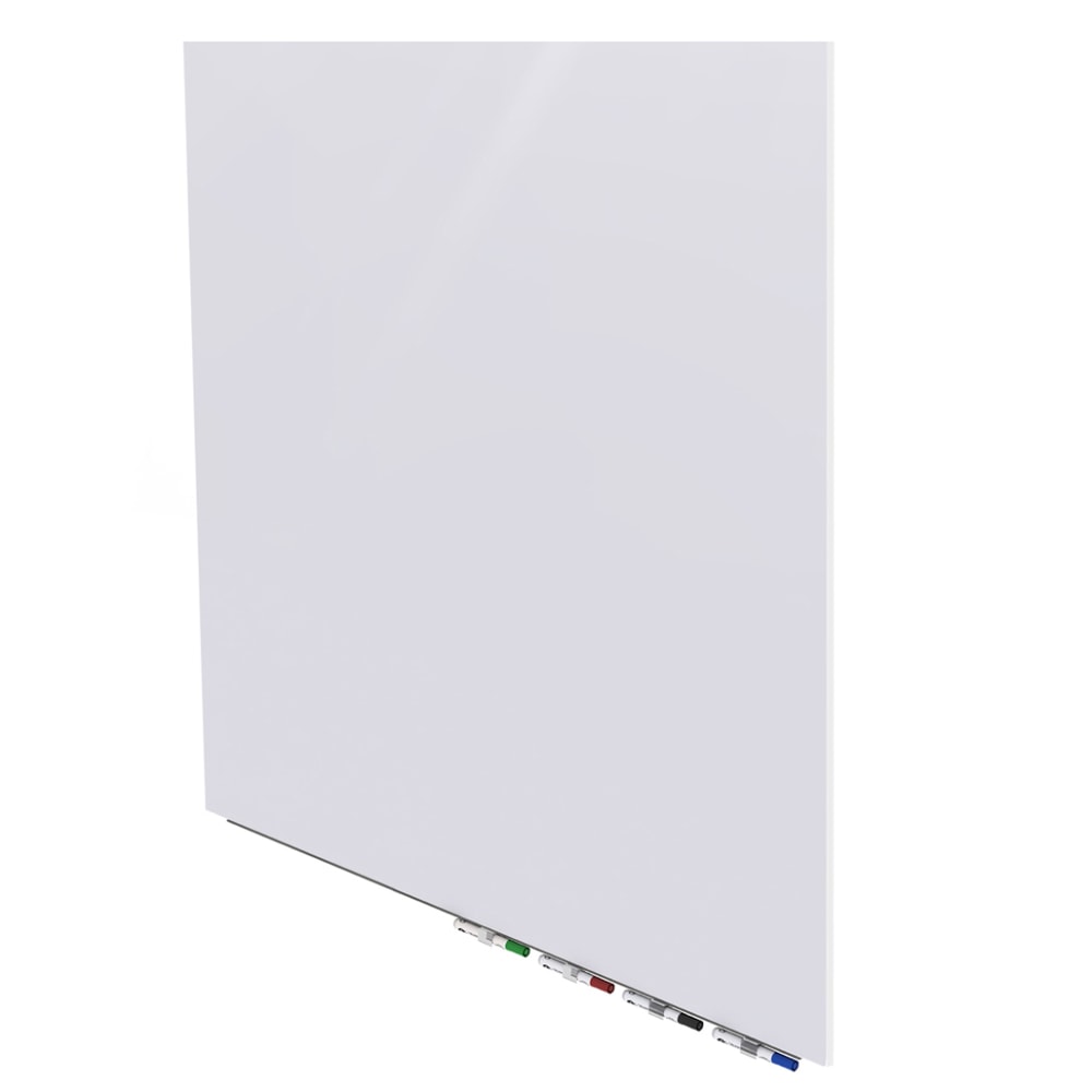 Ghent Aria Low Profile Glassboard, Magnetic, 48inH x 48inW, Square, White