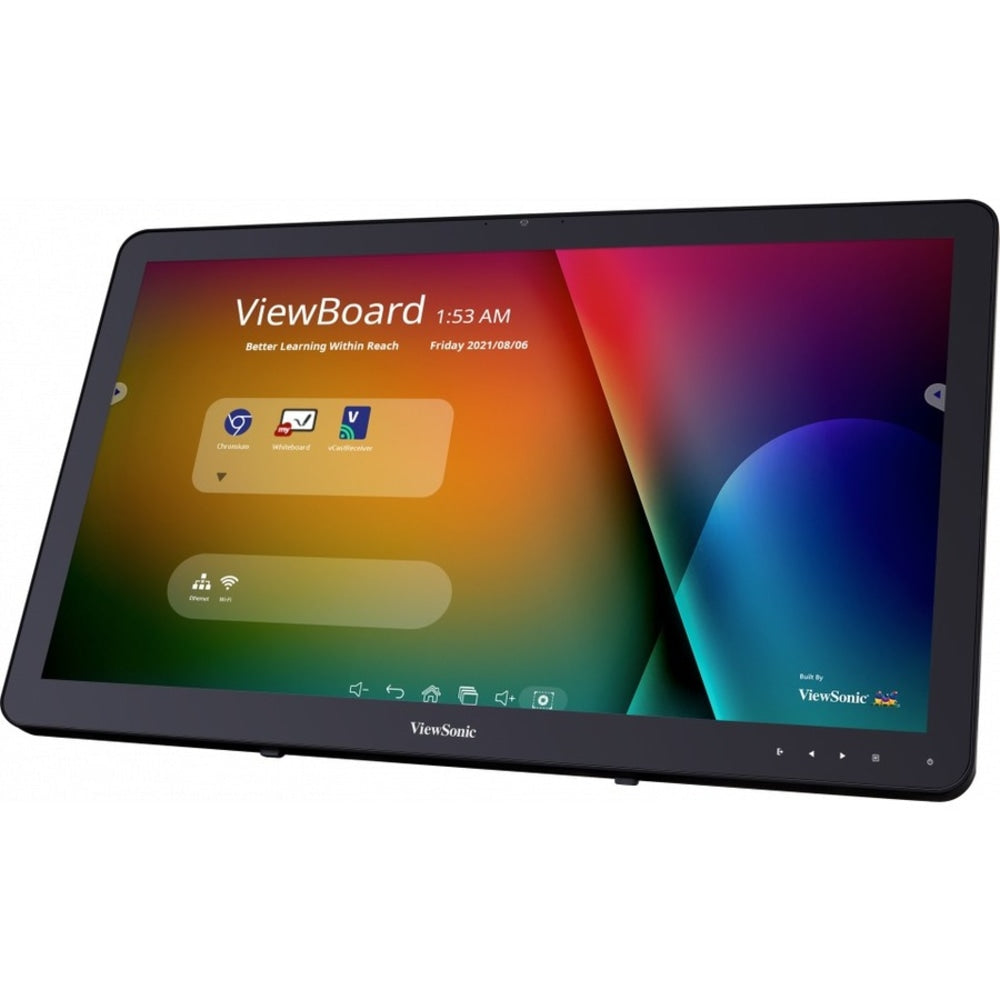 ViewSonic ViewBoard Mini IFP2410 - 24in Diagonal Class (23.6in viewable) LED-backlit LCD display - interactive - with touchscreen (multi touch) / microphone - 1080p 1920 x 1080