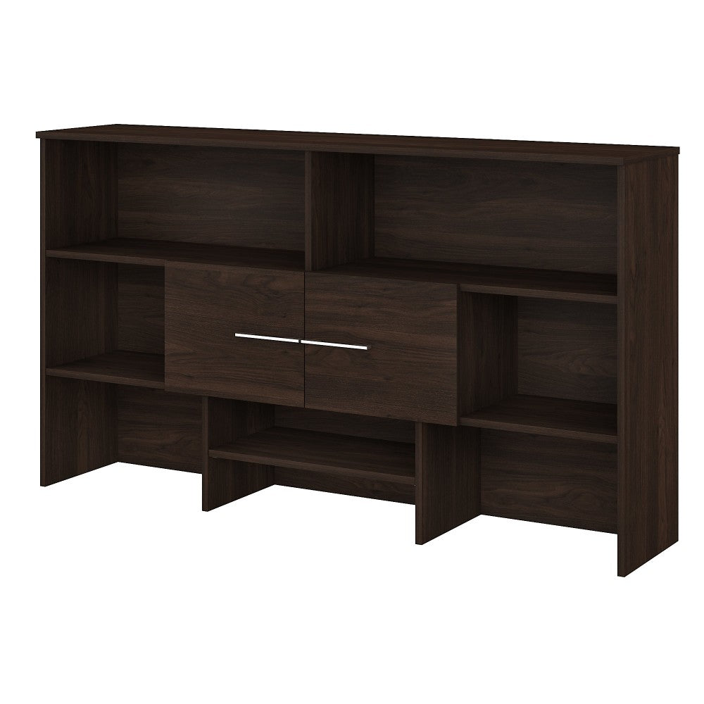 Bush Business Furniture Office 500 72inW Desk Hutch, Black Walnut, Standard Delivery