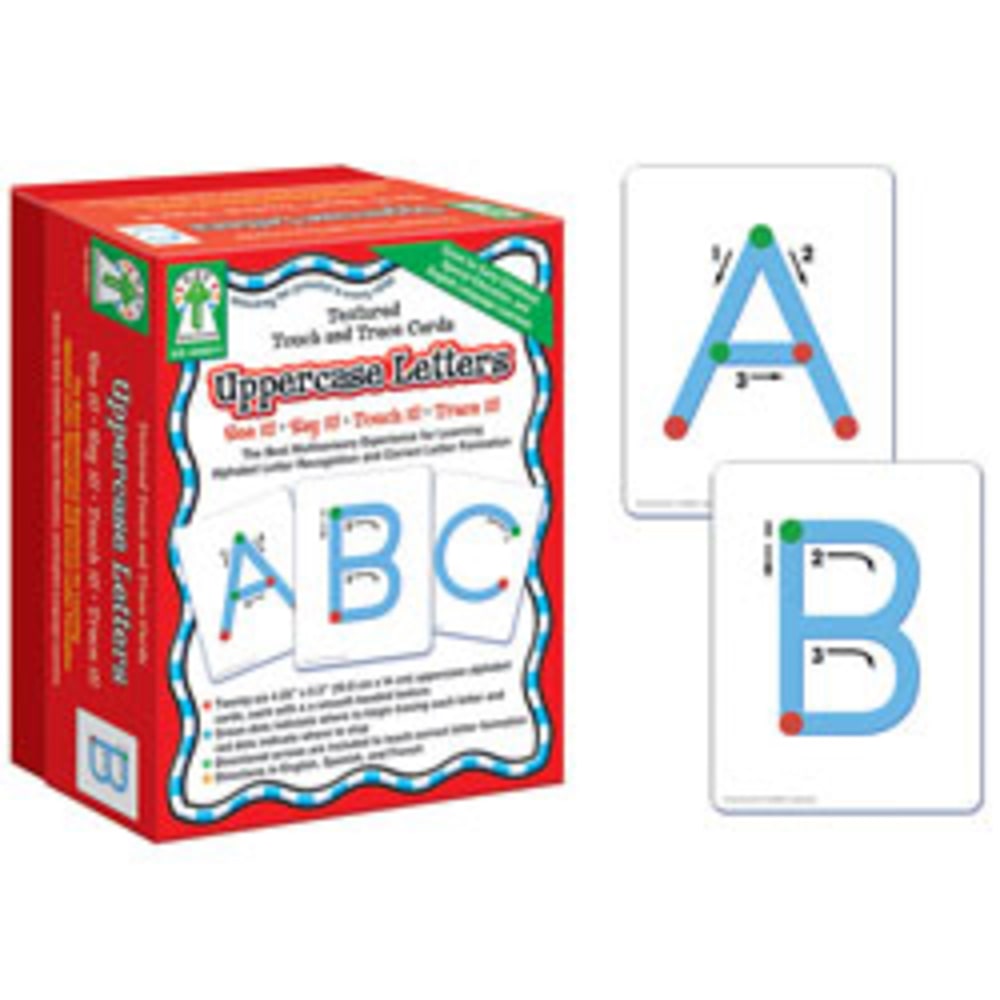 Carson-Dellosa Manipulatives - Uppercase Letter & Number Cards