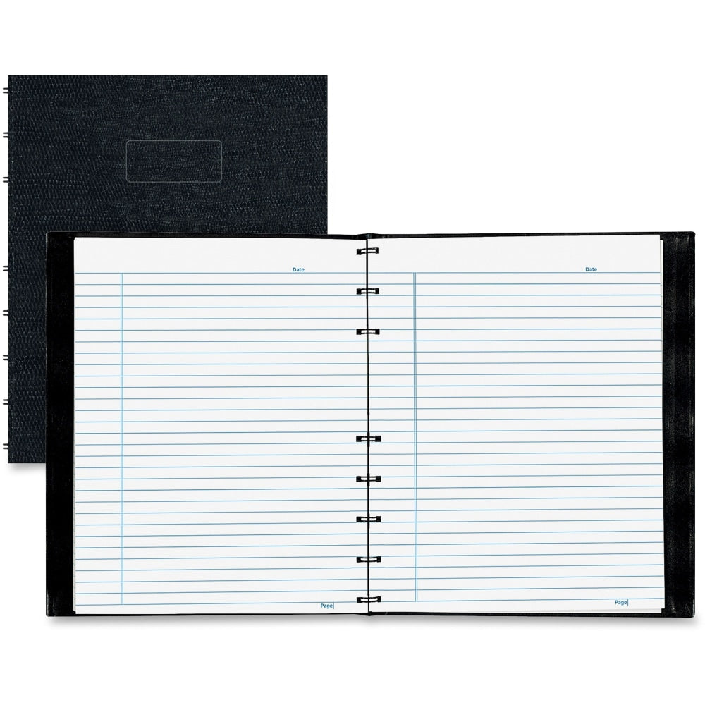 Rediform NotePro Executive Notebook, 9 1/4in x 7 1/4in, College Ruled, 150 Pages, Black