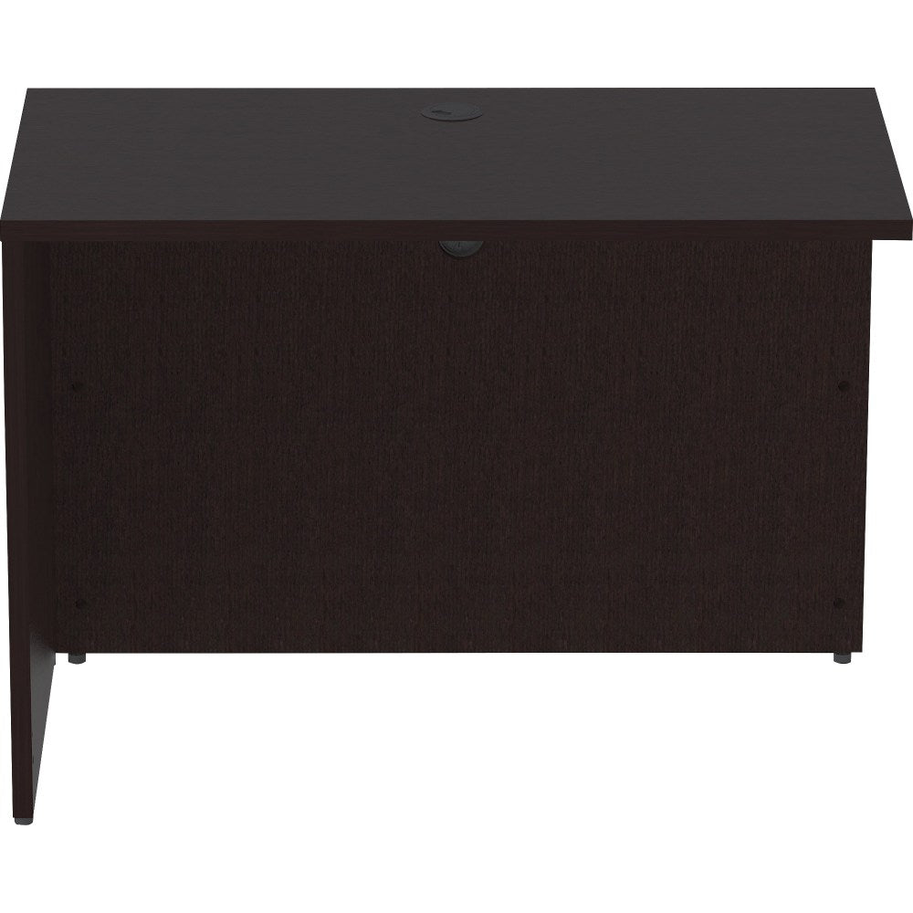 Lorell Essentials 42inW Desk Return, Espresso