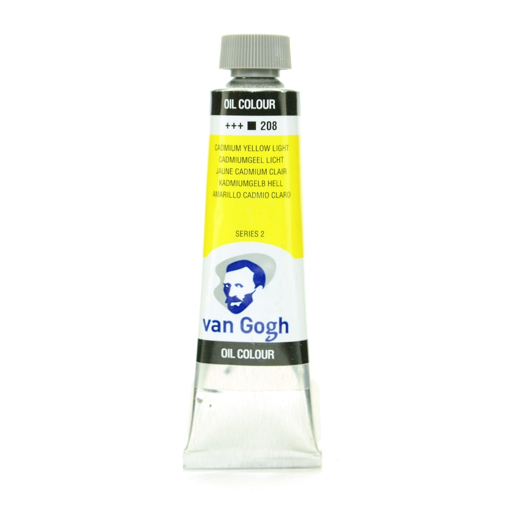 Van Gogh Oil Colors, 1.35 oz, Cadmium Yellow Light, Pack Of 2