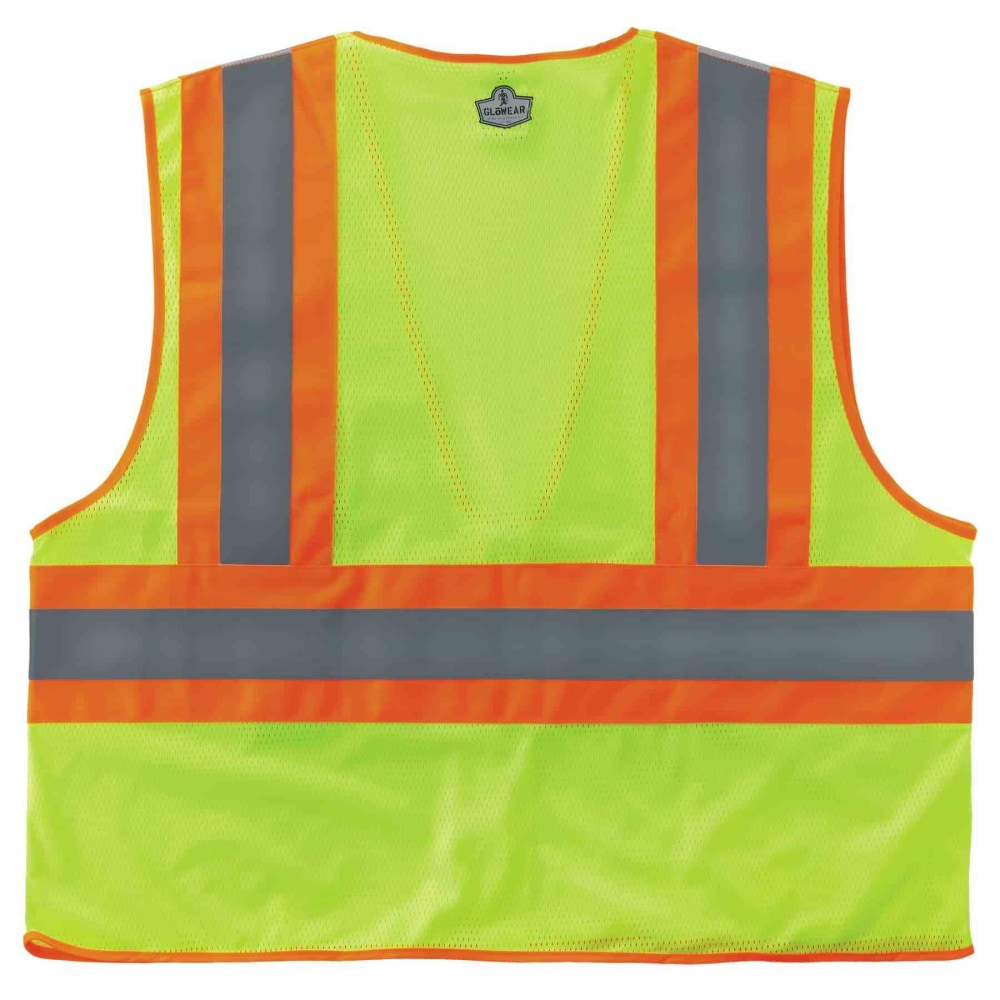 Ergodyne GloWear Safety Vest, 2-Tone 8230Z, Type R Class 2, 4X/5X, Lime