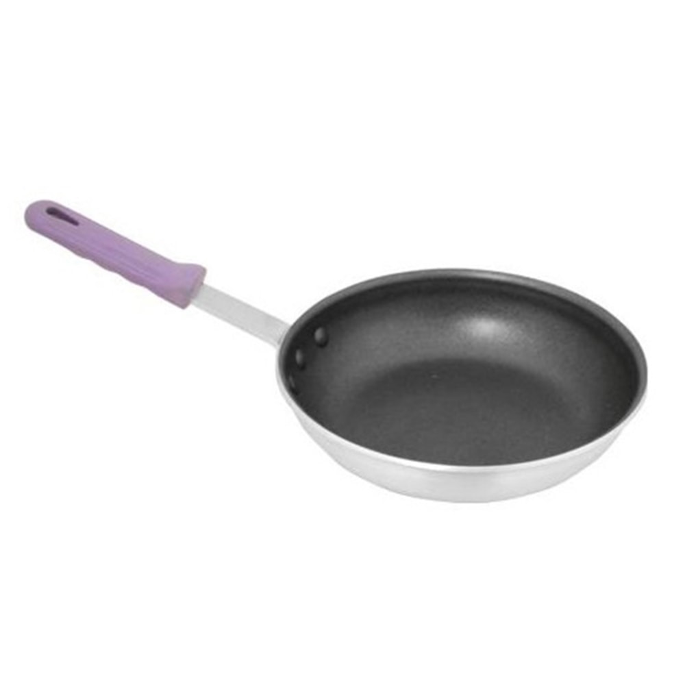 Vollrath Wear-Ever SteelCoat x3 Frying Pan, 8in, Silver/Purple