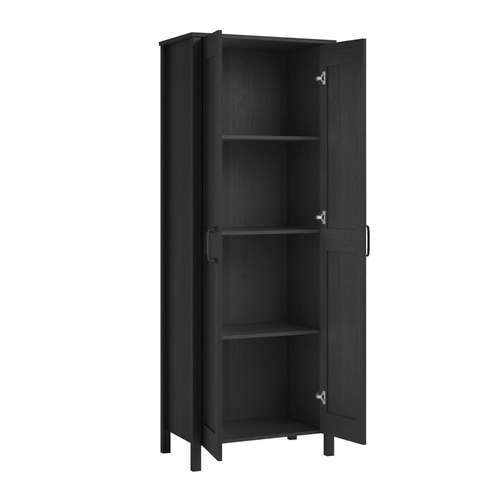 Sauder Select 28inW 2-Door Storage Cabinet, Raven Oak