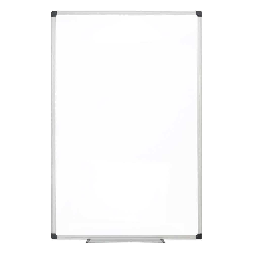 Realspace Magnetic Dry-Erase Whiteboard, 24in x 36in, Aluminum Frame With Silver Finish