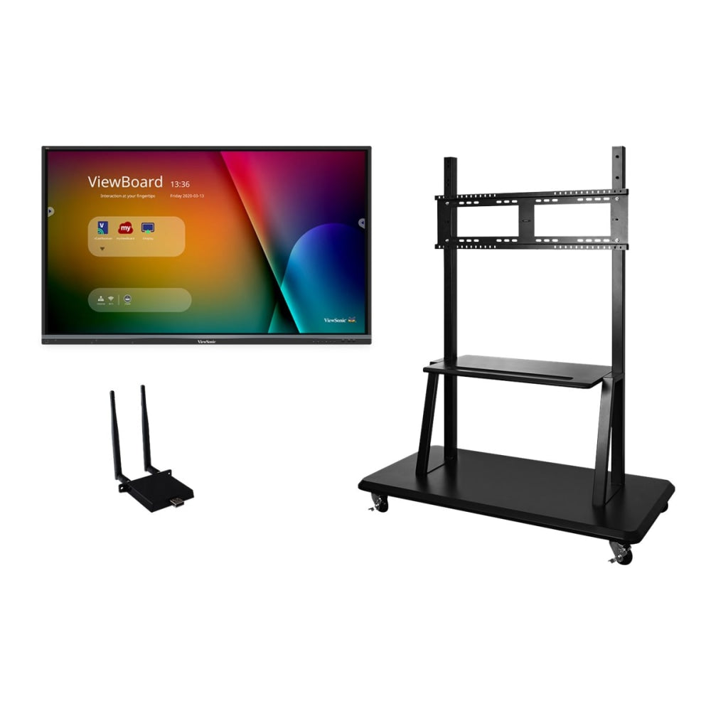 Viewsonic IFP5550-E2 - 55in ViewBoard 4K Ultra HD Interactive Flat Panel Bundle - 55in LCD - ARM Cortex A53 1.20 GHz - 2 GB - Infrared