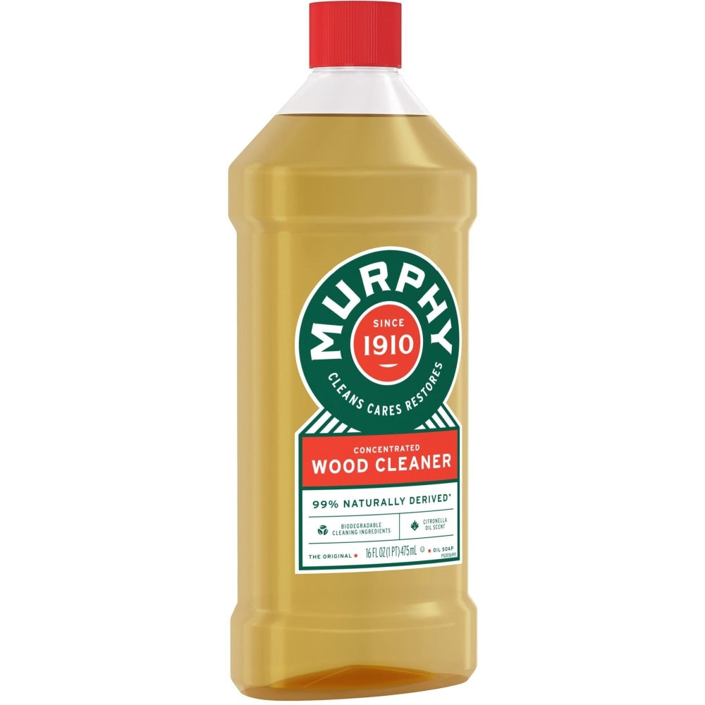 Murphy Oil Soap Wood Cleaner - Concentrate - 16 fl oz (0.5 quart) - Natural ScentBottle - 1 Each - Phosphorous-free, Ammonia-free, Bleach-free - Tan