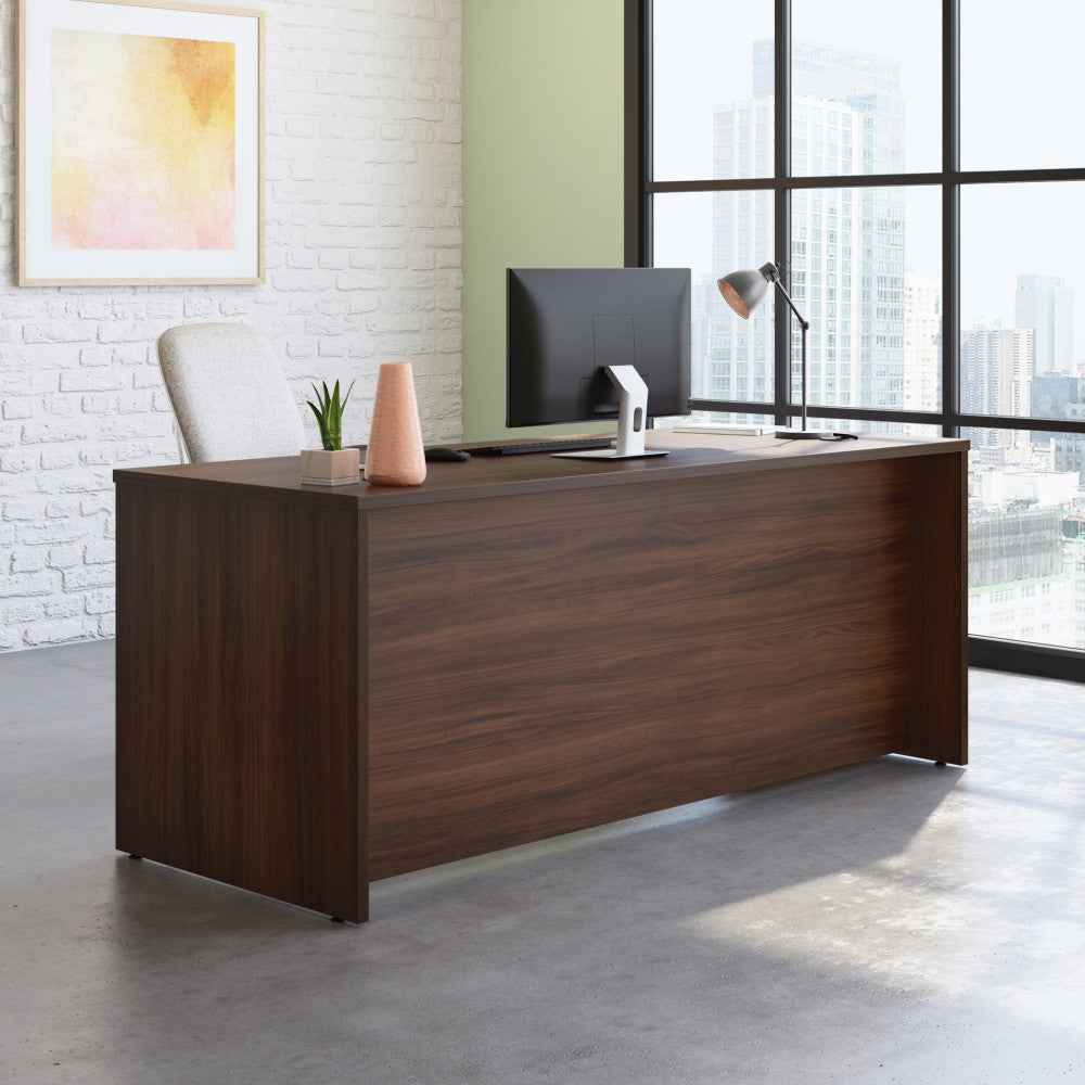 Sauder Affirm 72inW Computer Desk, Noble Elm