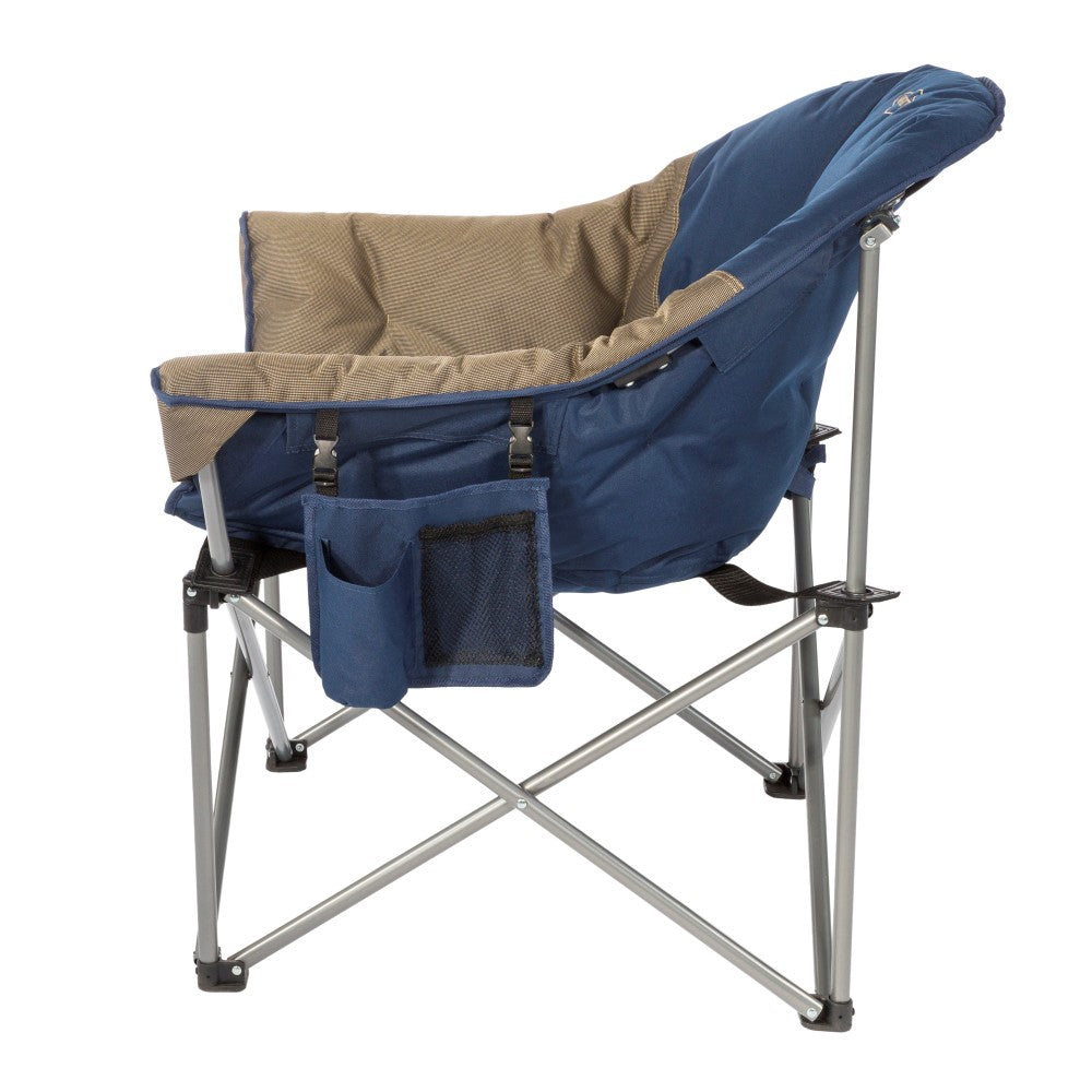 Kamp-Rite Kozy Klub Chair, Tan/Blue