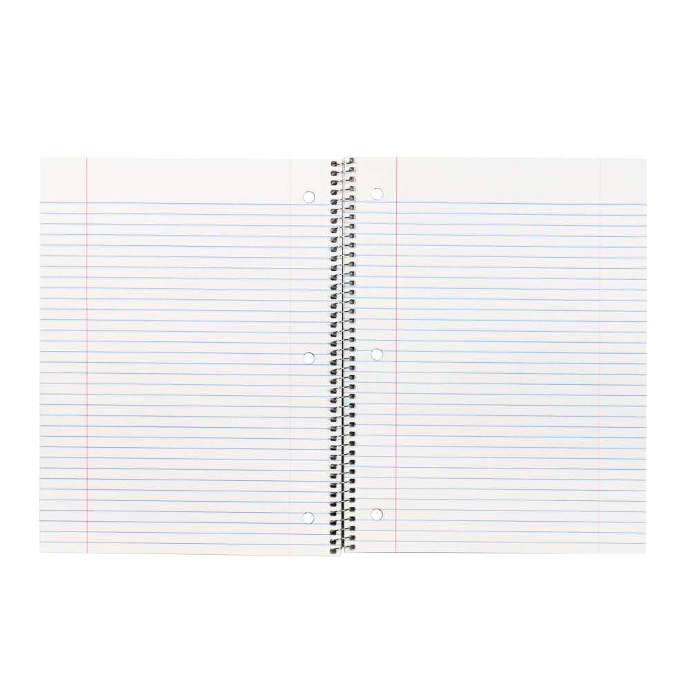 C-Line Wide Rule Spiral Notebooks, 8in x 10-1/2in, 1 Subject, 70 Sheets, Green, Case Of 24 Notebooks