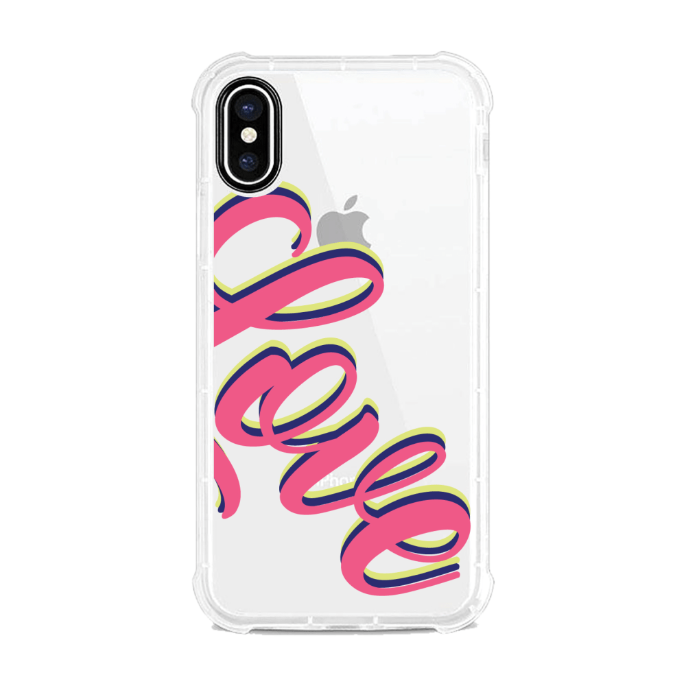 OTM Essentials Tough Edge Case For iPhone X/Xs, Neon Love, OP-SP-Z127A