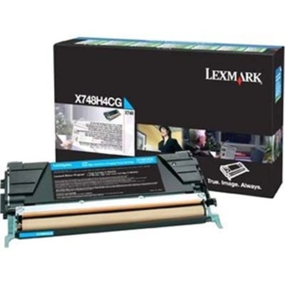 Lexmark High Yield Laser Toner Cartridge - Cyan - 1 / Pack - 10000 Pages