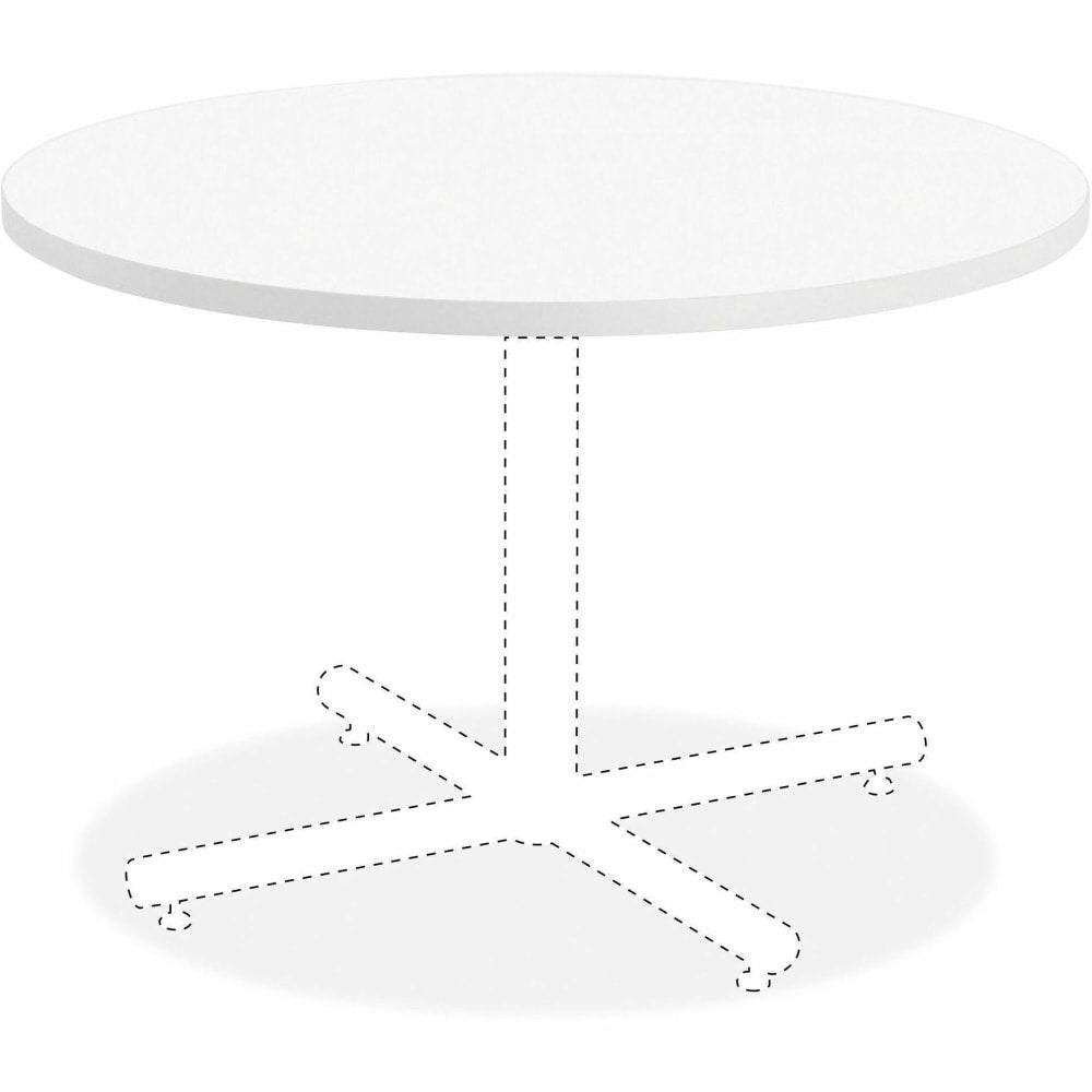 Lorell Hospitality Round Table Top, 36inW, White