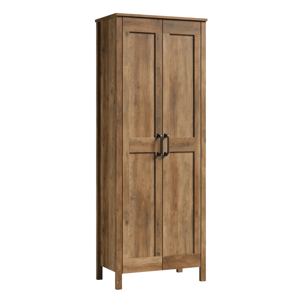 Sauder Select 72inH 2-Door Storage Cabinet, Rural Pine