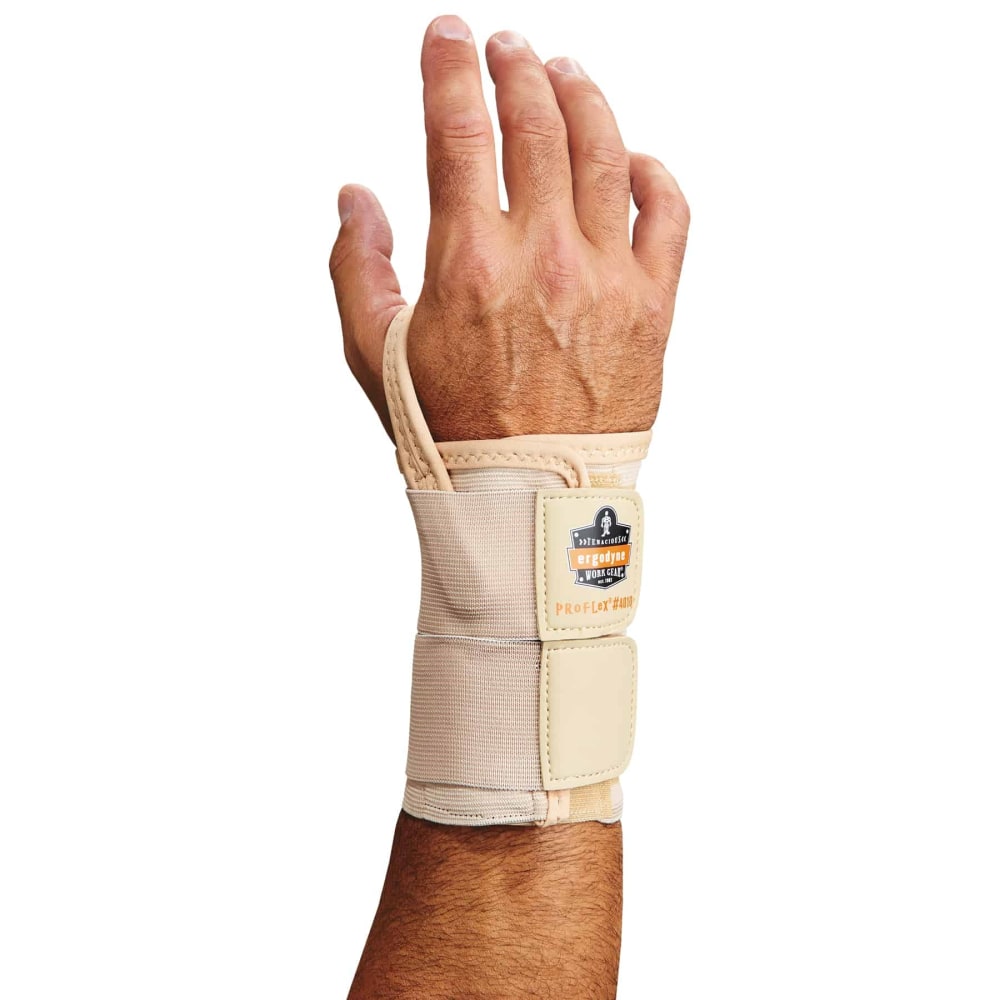 Ergodyne ProFlex 4010 Support, Right Wrist, Large, Tan