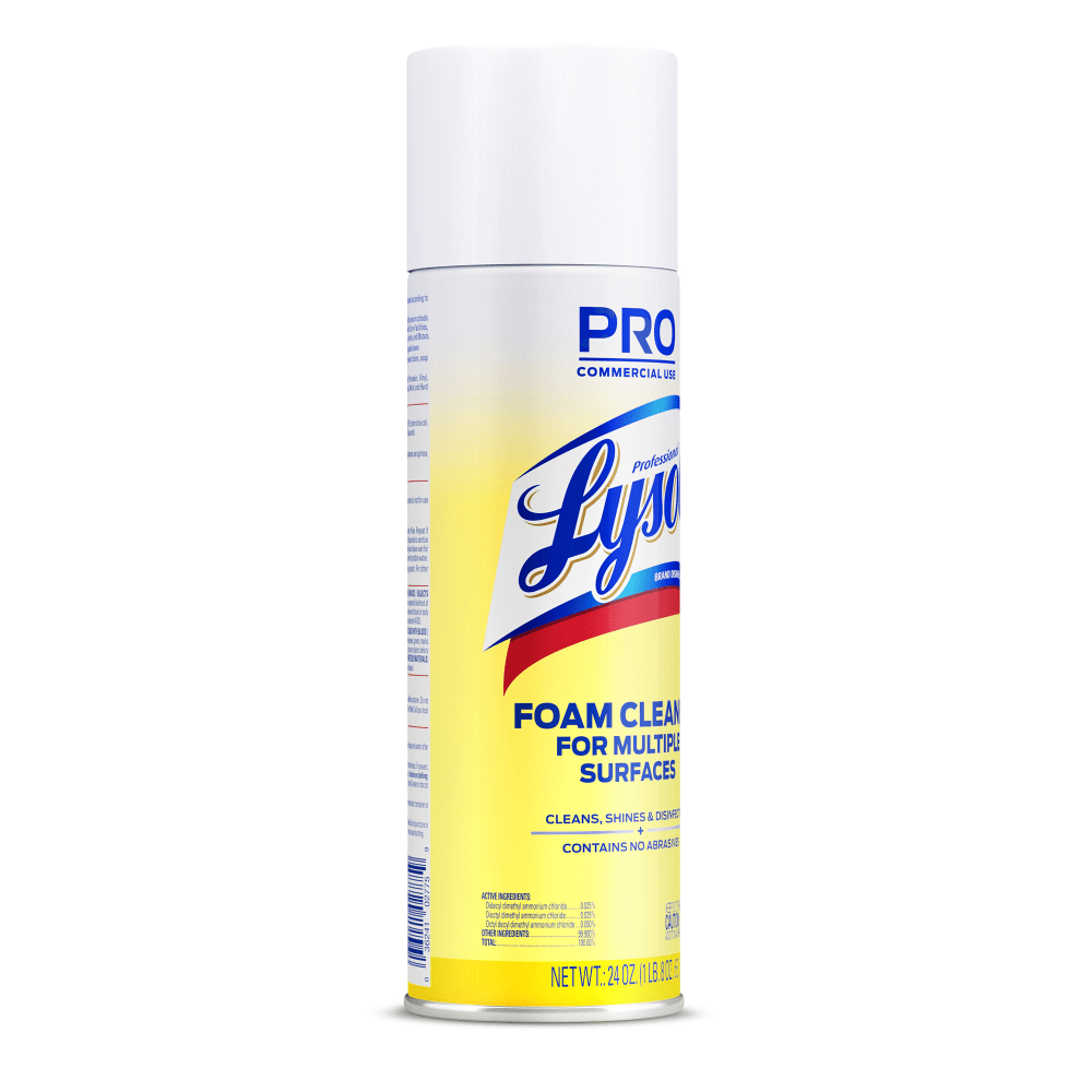 Lysol Professional Disinfectant Foam Cleaner, 24 Oz Bottle