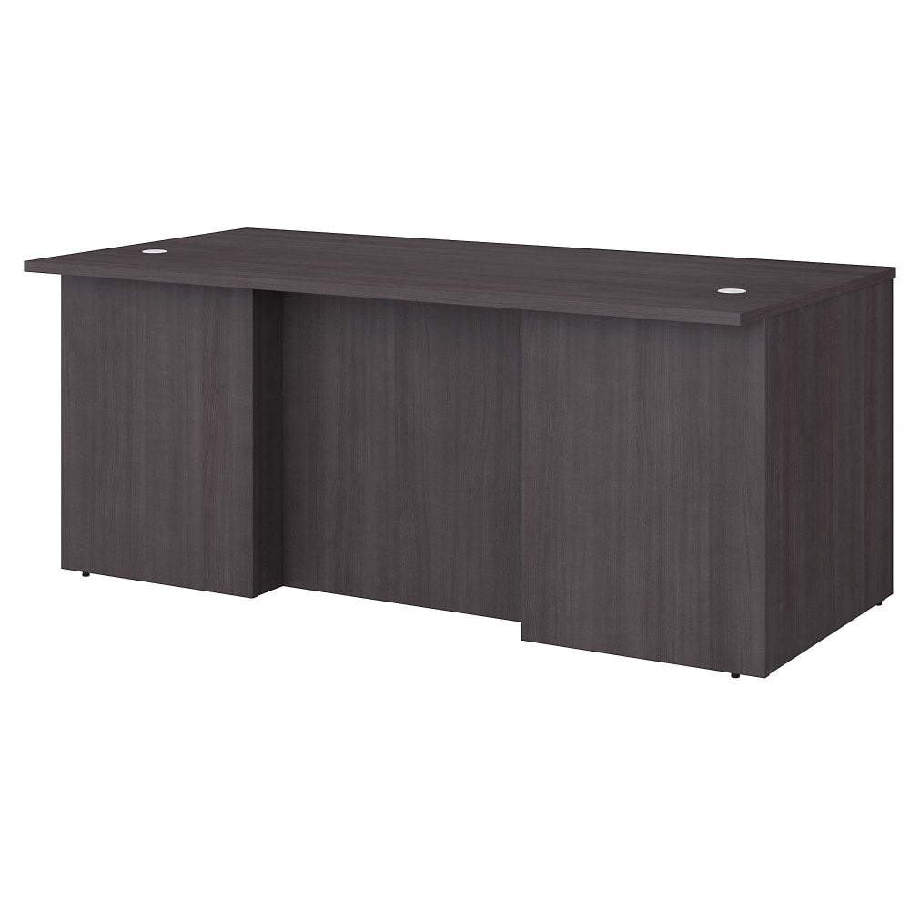 Bush Business Furniture Office 500 72inW Executive Computer Desk, Storm Gray, Standard Delivery