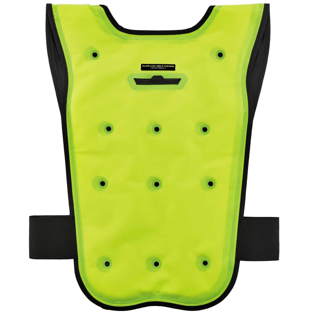 Ergodyne Chill-Its Evaporative Cooling Vest, Economy, Small/Medium, Lime, 6687