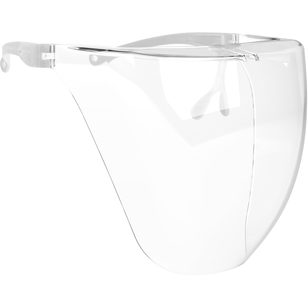 Suncast Commercial Safety Glasses Face Shields, One Size, Clear, Case Of 4