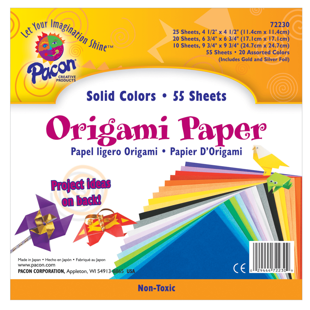 Pacon Origami Paper, Pack Of 55 Sheets