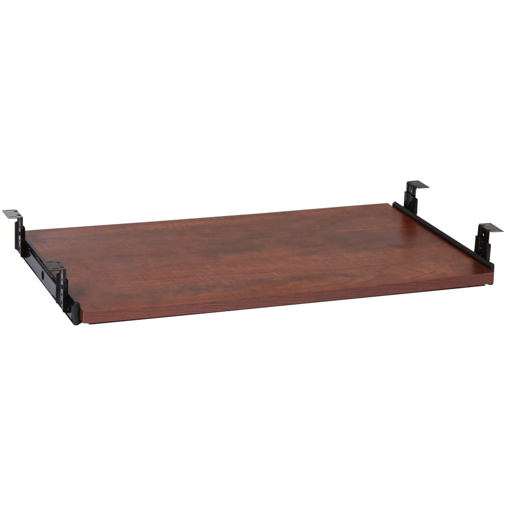 Lorell Laminate Universal Keyboard Tray, Cherry