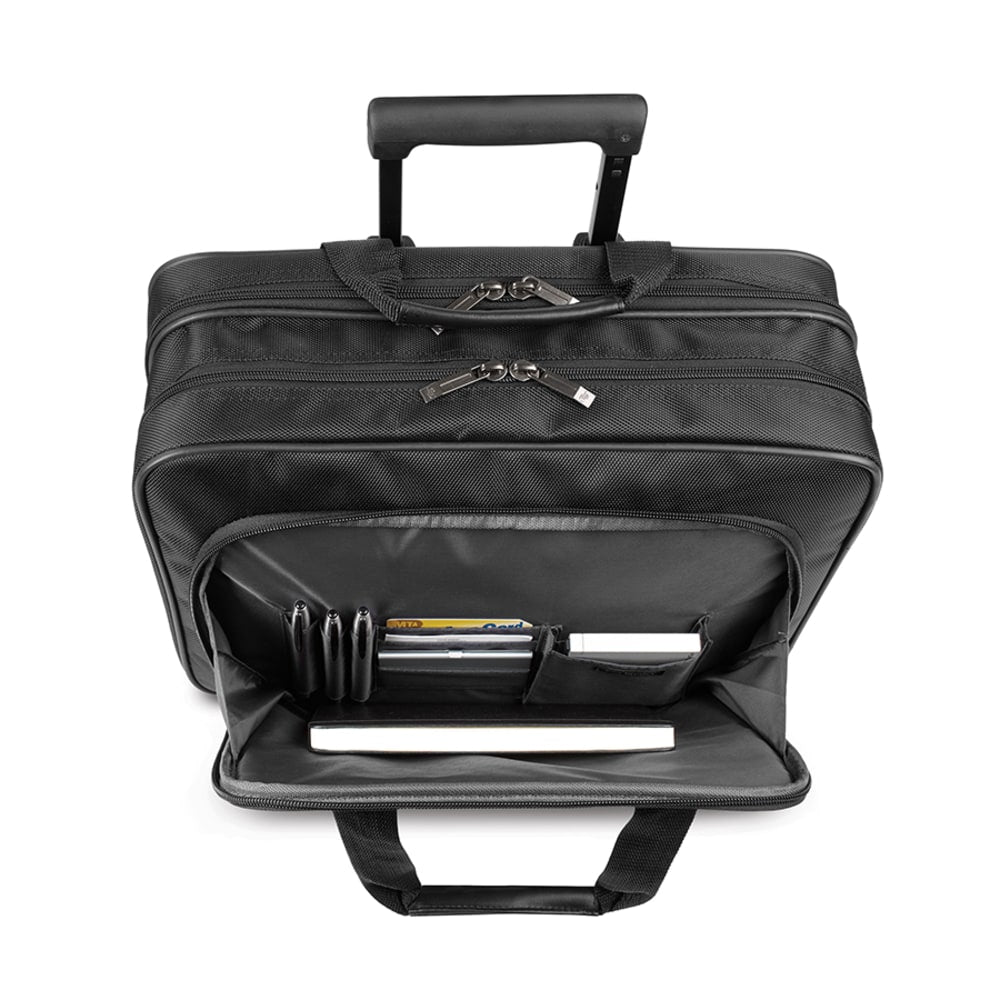 Solo New York Carnegie Rolling Case with 15.6in Laptop Pocket, Black