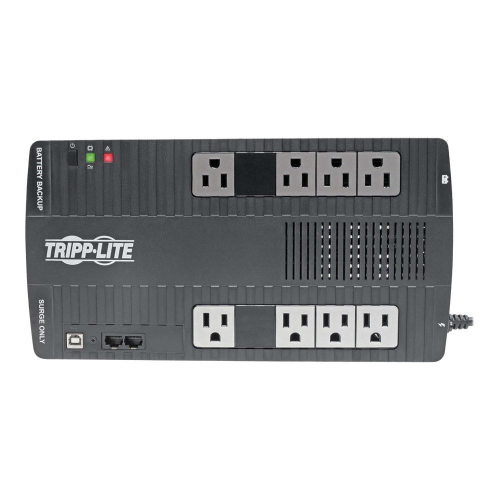 Tripp Lite UPS 550VA 300W Desktop Battery Back Up AVR Compact 120V USB RJ11