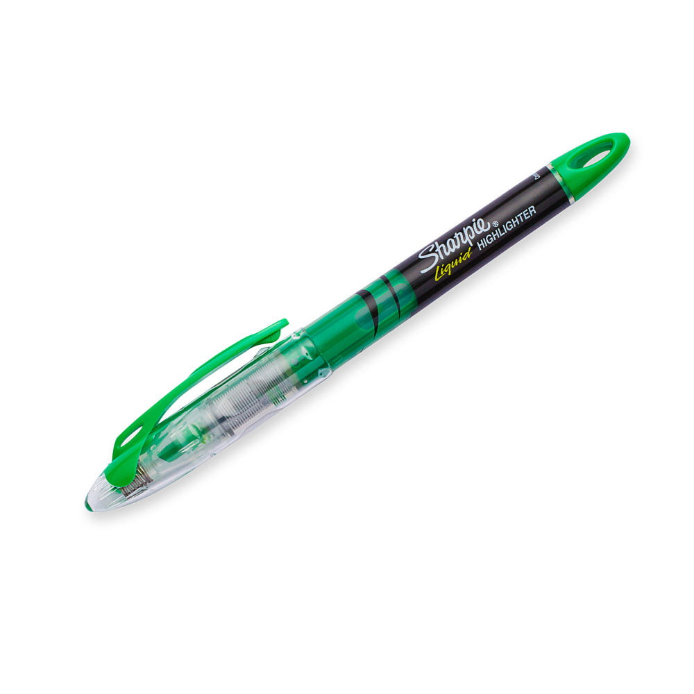 Sharpie Accent Liquid Pen-Style Highlighter, Fluorescent Green