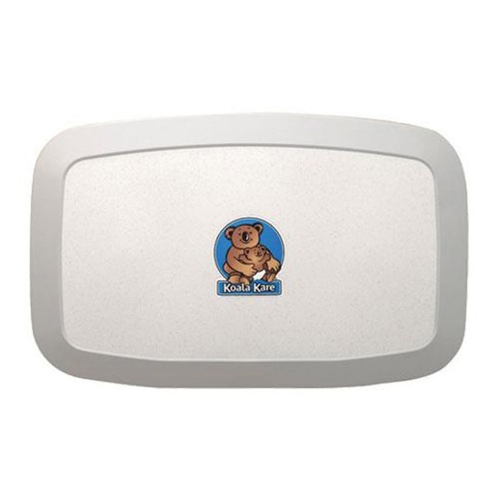 Koala Granite Horizontal Mount Baby Changing Station, 20inH x 35-1/4inW x 4inD, White