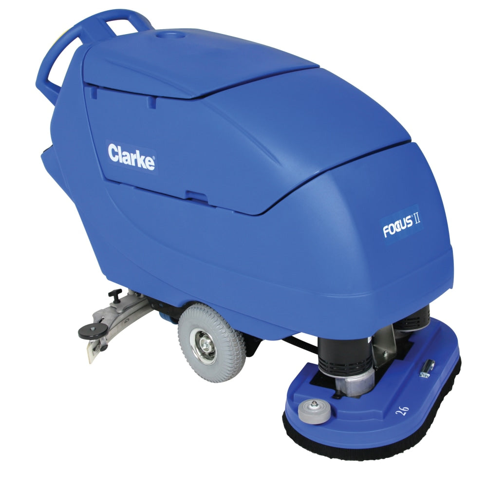 Clarke Focus II 26in Disc Walk Behind Auto Scrubber