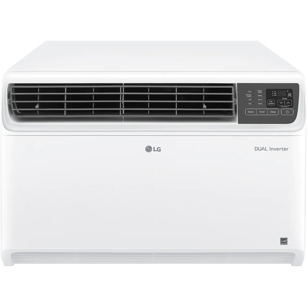 LG LW1817IVSM Window Air Conditioner - Cooler - 5275.28 W Cooling Capacity - 1000 Sq. ft. Coverage - Washable - Smart Connect - Remote Control - Energy Star - Digital Inverter Motor - White