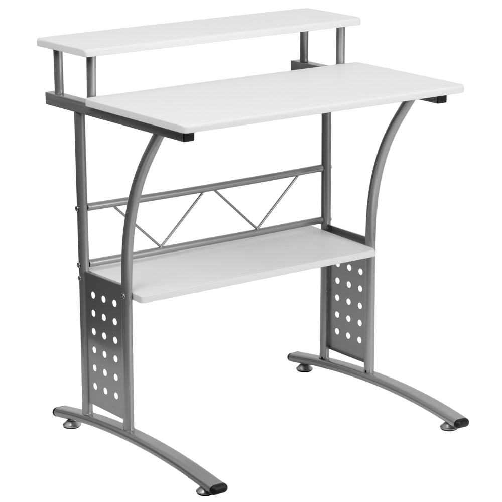 Flash Furniture Clifton 28inW Contemporary Computer Desk, White